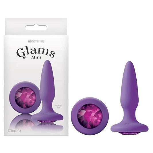Glams Mini Butt Plug with Sparkling Gem - Butt Plugs