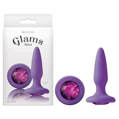 Glams Mini Butt Plug with Sparkling Gem by NS Novelties - Butt Plugs