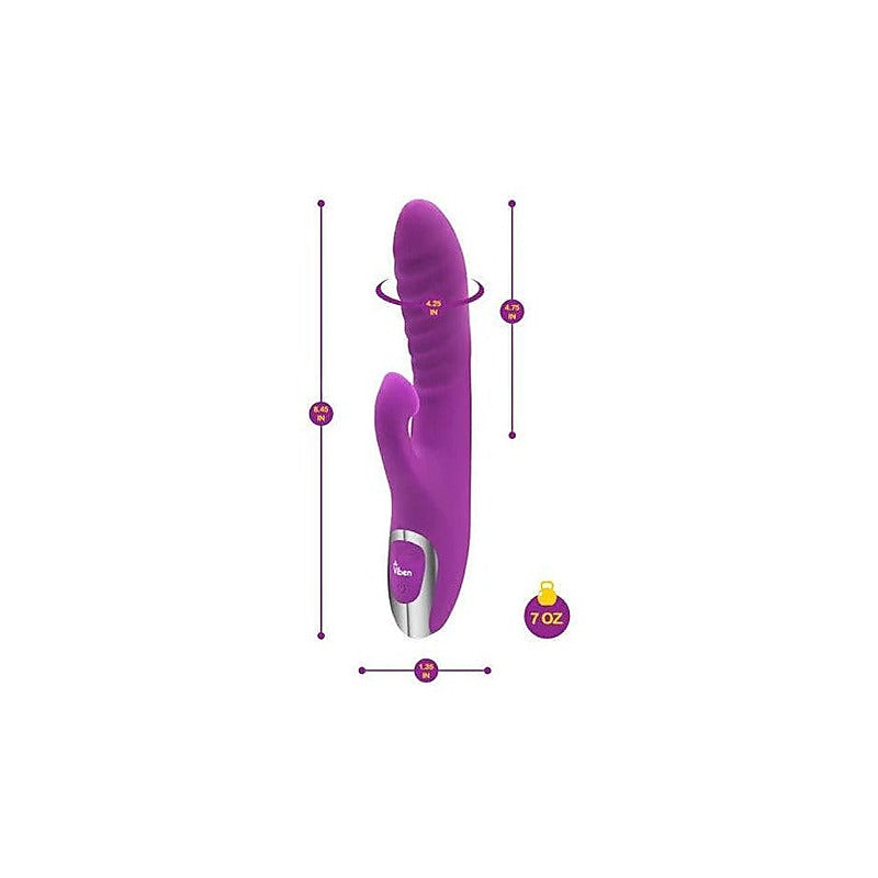 Frenzy Suction 12 Function Rabbit Vibrator by Viben - Rabbit Vibrators