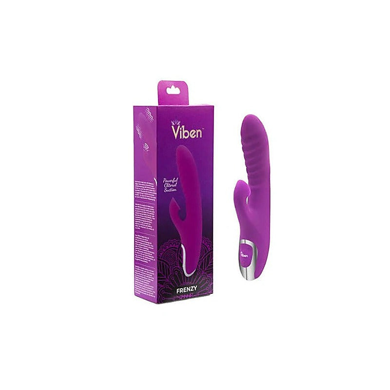 Frenzy Suction 12 Function Rabbit Vibrator by Viben - Rabbit Vibrators
