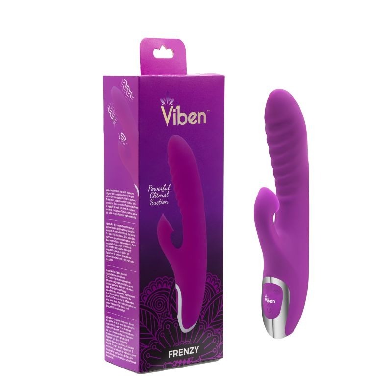Frenzy Suction Rabbit Vibe Berry Rabbit Vibrator by Viben - Rabbit Vibrators