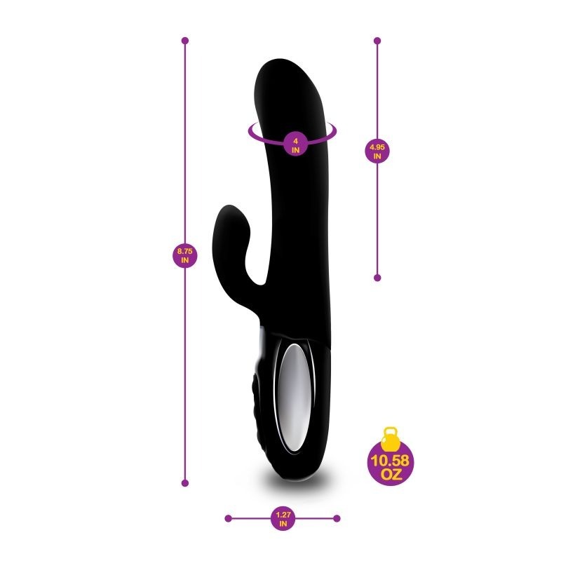 Hypnotic Rabbit Vibe w/ Swinging Clit Stim Rabbit Vibrator - Rabbit Vibrators