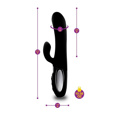 Hypnotic Rabbit Vibe w/ Swinging Clit Stim Rabbit Vibrator - Rabbit Vibrators