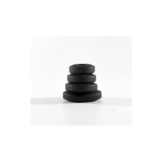 Brutus Big Bulge Silicone Cock Ring Set 4 Piece Black