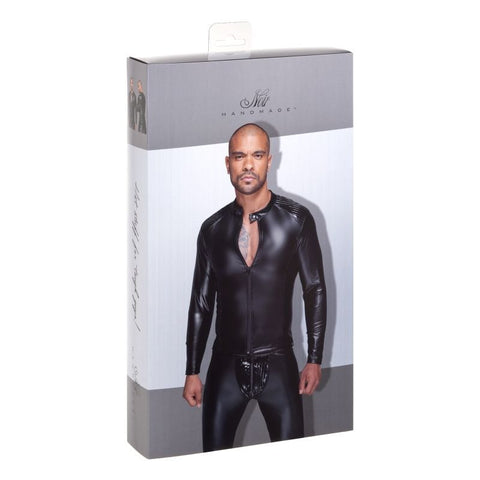 Power Wetlook Men's Jacket by Noir Handmade - His Fetish