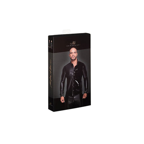 Powerwetlook PVC Long Sleeved Men's Shirt by Noir Handmade - His Fetish