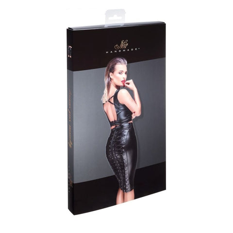 Power Wetlook Pencil Skirt w/ Zipper Her Fetish - Her Fetish