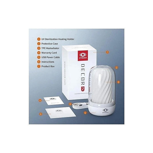 OTouch DECOR 2 Masturbator Sleeve With UV Sterilization & Heating Unit - Masturbators and Strokers
