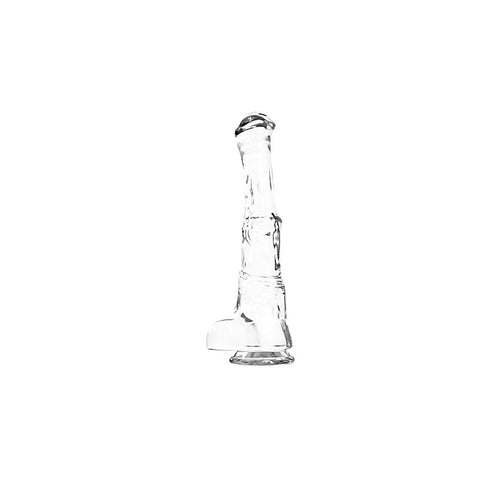 S Hande Duke Horse Dong With Balls Clear XXXL - Realistic Dildos