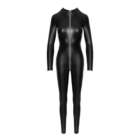 Power Wetlook Catsuit w/ Front Zipper Her Fetish - Her Fetish