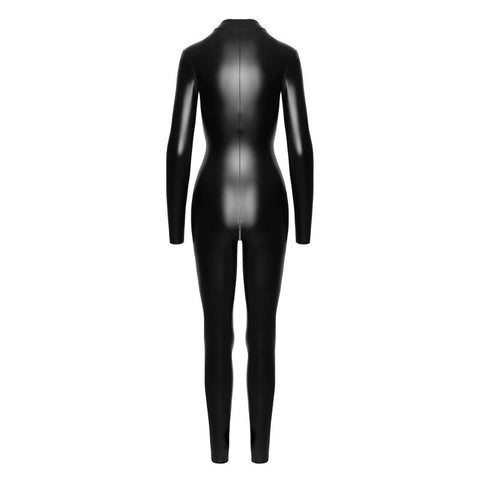 Power Wetlook Catsuit w/ Front Zipper Her Fetish - Her Fetish