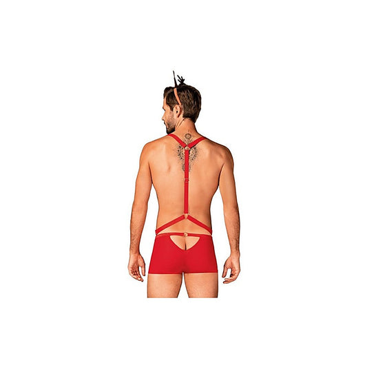 Obsessive Mr. Reindy 3 Piece Mens Costume Set - Fancy Dress Ups
