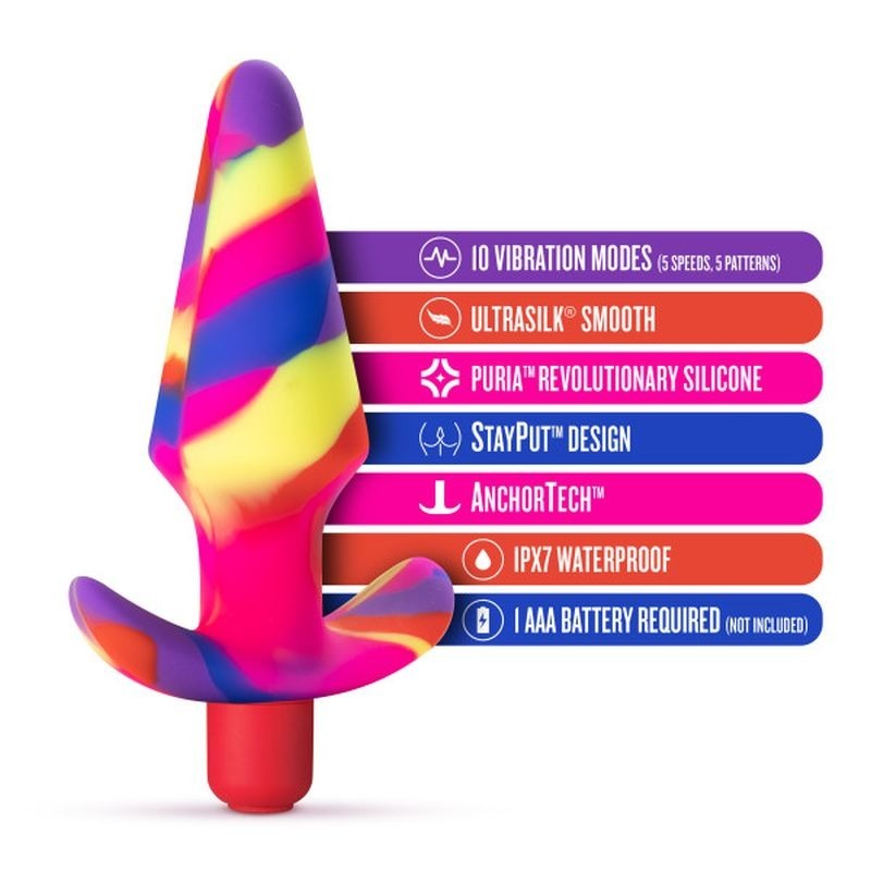 Avant Free Spirit Scarlet Silicone Butt Plug - Butt Plugs