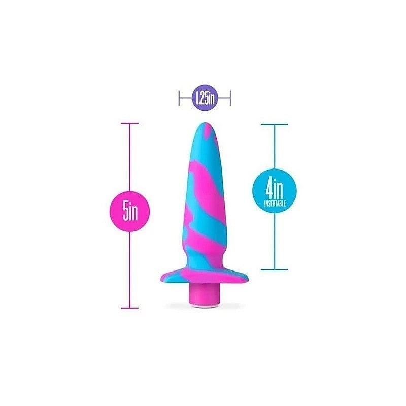 Avant Vibrotize Silicone Mini Anal Vibrator Fuchsia - Anal Vibrators
