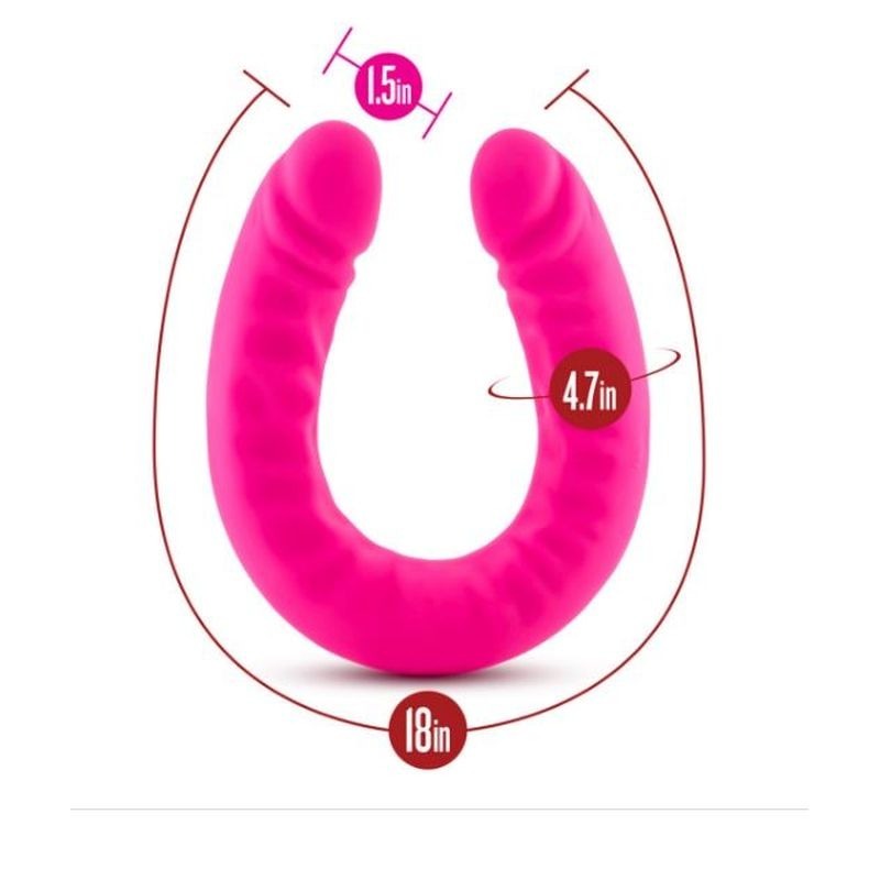 Ruse Silicone Double Dong by Blush Novelties - Double Ender