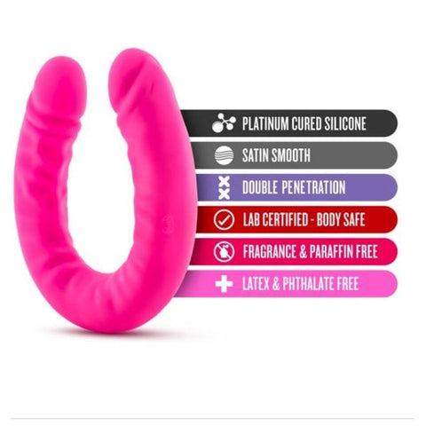 Ruse Silicone Double Dong by Blush Novelties - Double Ender