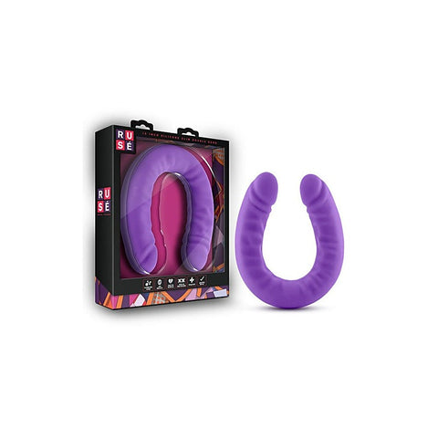 Ruse Silicone Slim 18 Inch Double Ender Realistic Dong - Double Ender