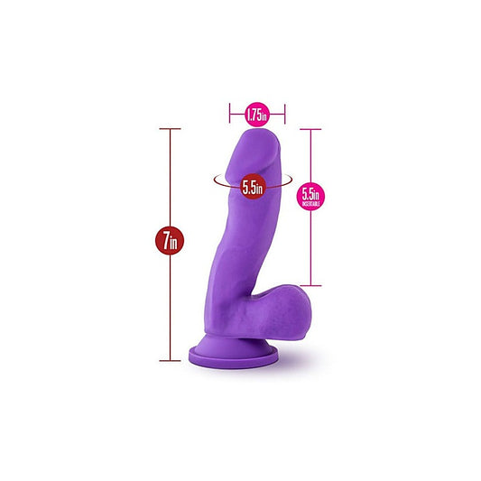 Ruse Juicy Harness Compatible Realistic Dong Purple - Realistic Dildos