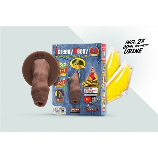 Screeny Weeny 6.0 Uncut Fake Penis by CleanU - Realistic Dildos