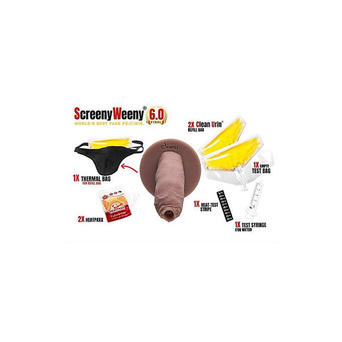 Screeny Weeny 6.0 Uncut Fake Penis - Realistic Dildos