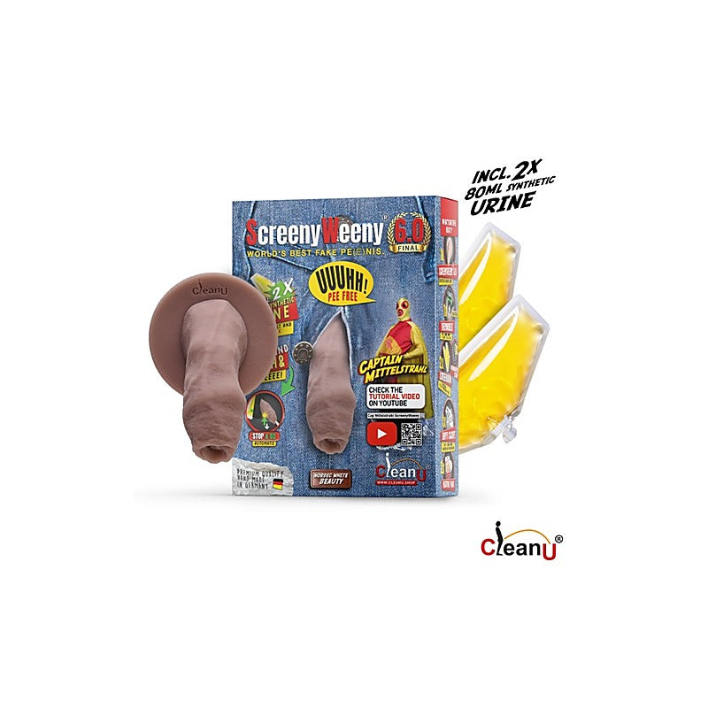 Screeny Weeny 6.0 Uncut Fake Penis - Realistic Dildos