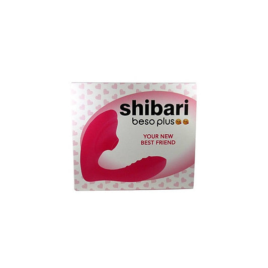 Shibari Beso Plus Air Pulse G Spot & Clitoral Vibrator Pink - Clit Ticklers and Pulsators