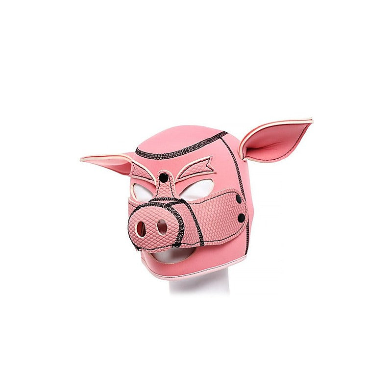 Daytona BDSM Play Neoprene Pig Mask - Bondage Hoods