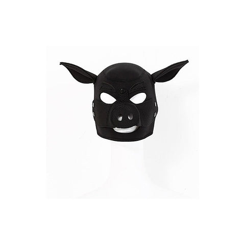 Daytona BDSM Play Neoprene Pig Mask - Bondage Hoods