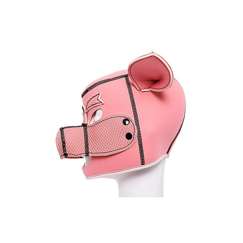Daytona BDSM Play Neoprene Pig Mask - Bondage Hoods