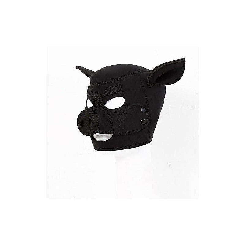 Daytona BDSM Play Neoprene Pig Mask - Bondage Hoods