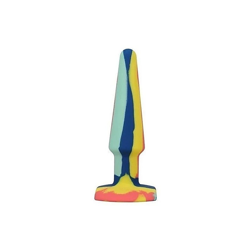 A-Play Groovy Silicone Anal Plug 5 Inch Sunrise - Butt Plugs