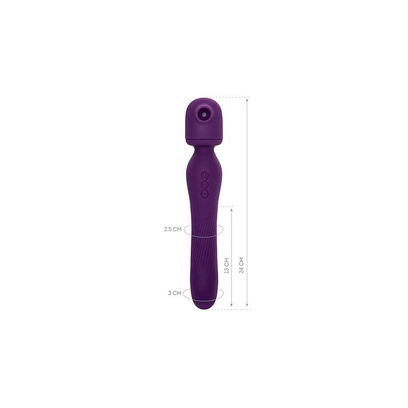 Premium JOS Kisom 2 In 1 Wand Massager by ToyFa - Body Wands