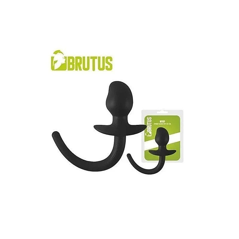 Woof Hyper Soft Silicone Puppy Tail Butt Plug by Brutus - Butt Plugs