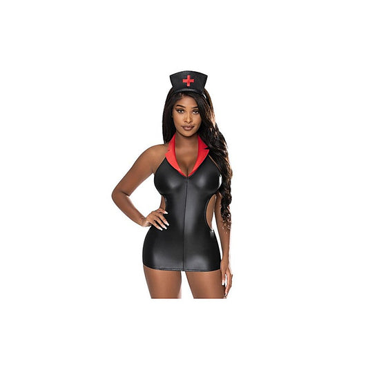 Exposed Lingerie Sexy Night Nurse Costume - Fancy Dress Ups