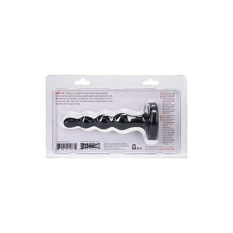 Tantus Ripple Small Anal Beads Onyx - Anal Dildos