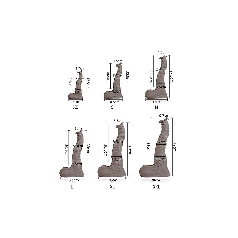 Dexter Medium Liquid Silicone Dildo by Sport Fucker - Non-Realistic Dildos