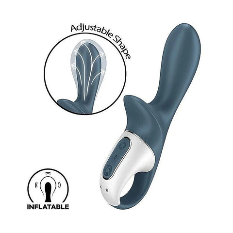 Satisfyer Air Pump Booty 2 Anal Vibrator Dark Grey - Anal Vibrators