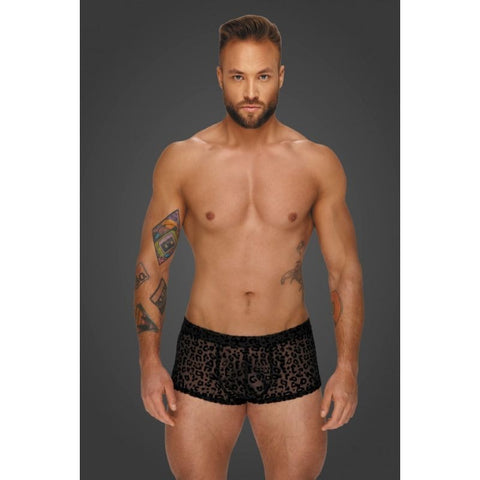 Leopard Flock Shorts by Noir Handmade - His Fetish