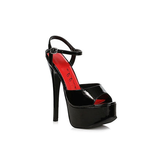 Ellie Shoes 6.5 Inch Stiletto Womens Sandal Black - Womens Footwear