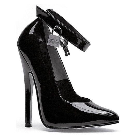 Fetish Pump w/ Lock and Key by Ellie Shoes - Womens Footwear