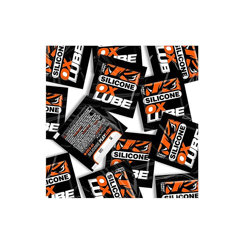 THICK Silicone OXLube 50 Pack Sachets by OxBalls - Silicone Based Lubes