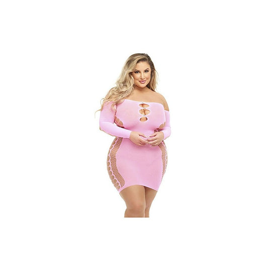 Pink LIpstick Diamond Drippin Women Dress - Skirts And Club Wear