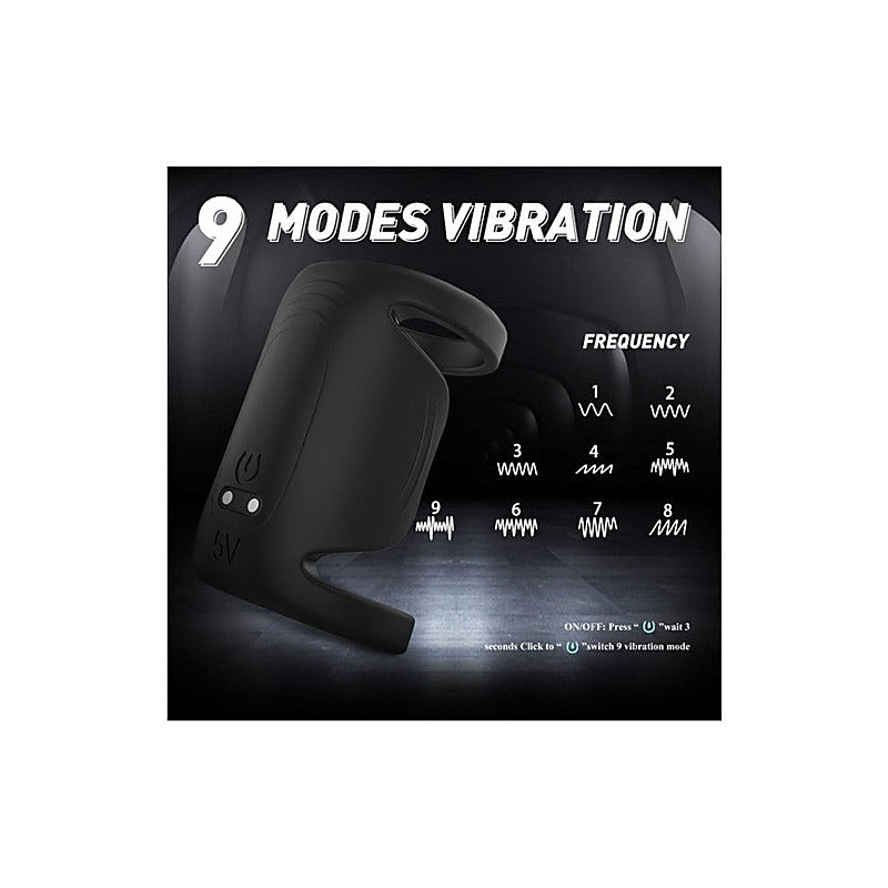 S-Hande Royal Dual Motor Penis Shaft Massager - Vibrating Cock Rings