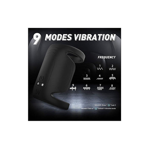 S-Hande Royal Dual Motor Penis Shaft Massager - Vibrating Cock Rings