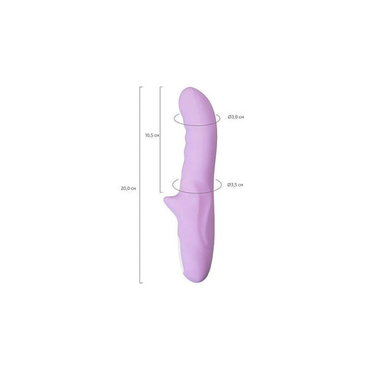 JOS Merry Gor Rotating Shaft G Spot Vibrator Violet - G-Spot Vibrators