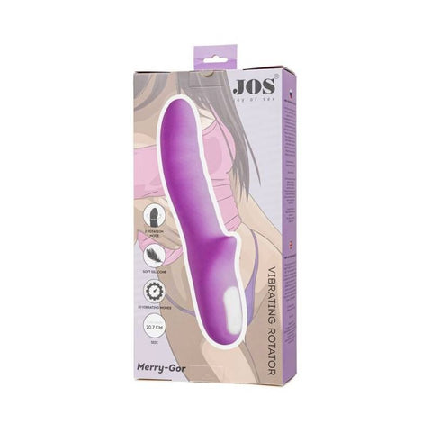 JOS Merry Gor Rotating Shaft Vibrator Violet by ToyFa - G-Spot Vibrators