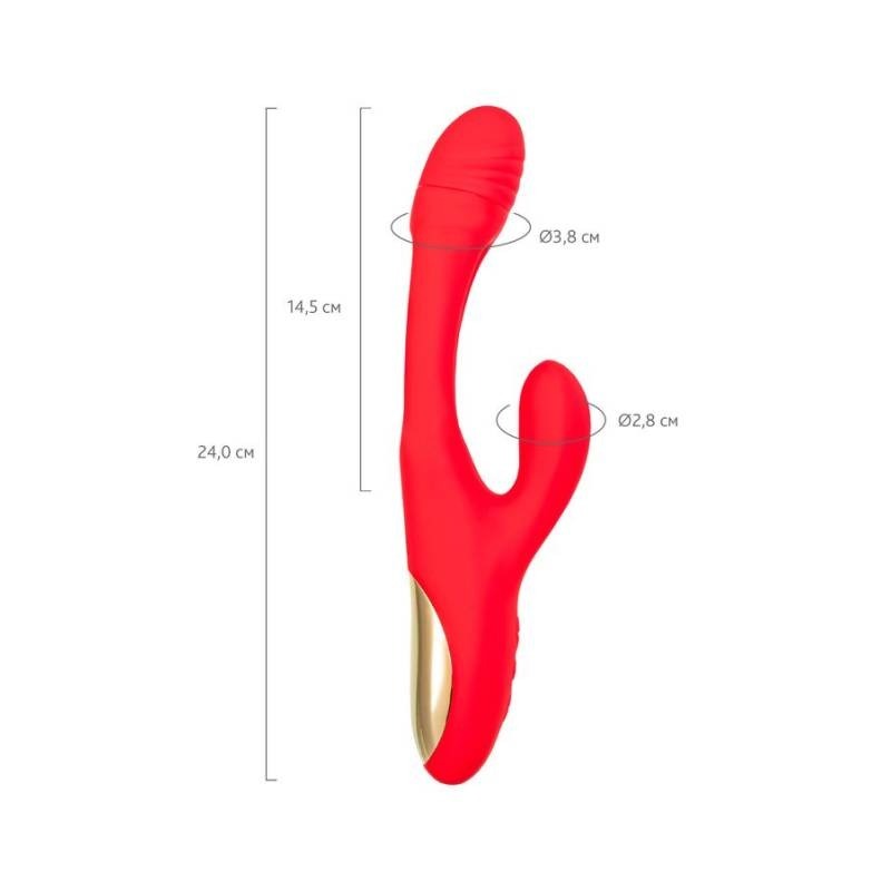 JOS Patti Moving Tongue Rabbit Vibrator by ToyFa - Rabbit Vibrators