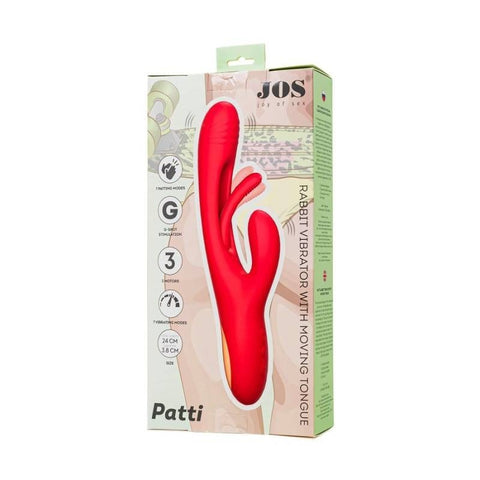 JOS Patti Moving Tongue Rabbit Vibrator by ToyFa - Rabbit Vibrators