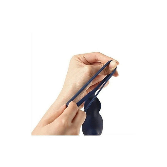 Arosum VibraDuo Vibrating Anal Probe & Perineum Stimulator With Cock Ring - Butt Plugs