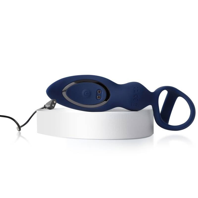 Ring'n'Rear Dual Thrusting Anal Probe by Arosum - Butt Plugs
